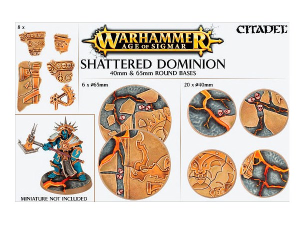 Shattered Dominion 40+65 mm Round Base Warhammer Age of Sigmar 